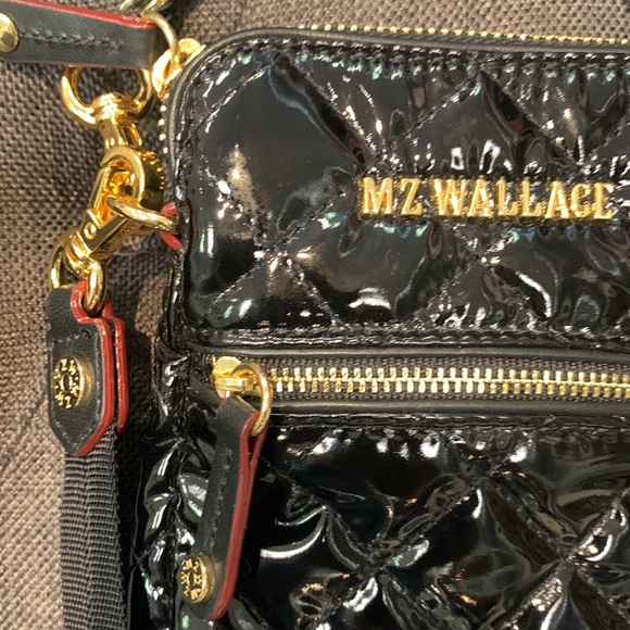 MZ Wallace Black quilted Crossbody Bag - Picture 2 of 4